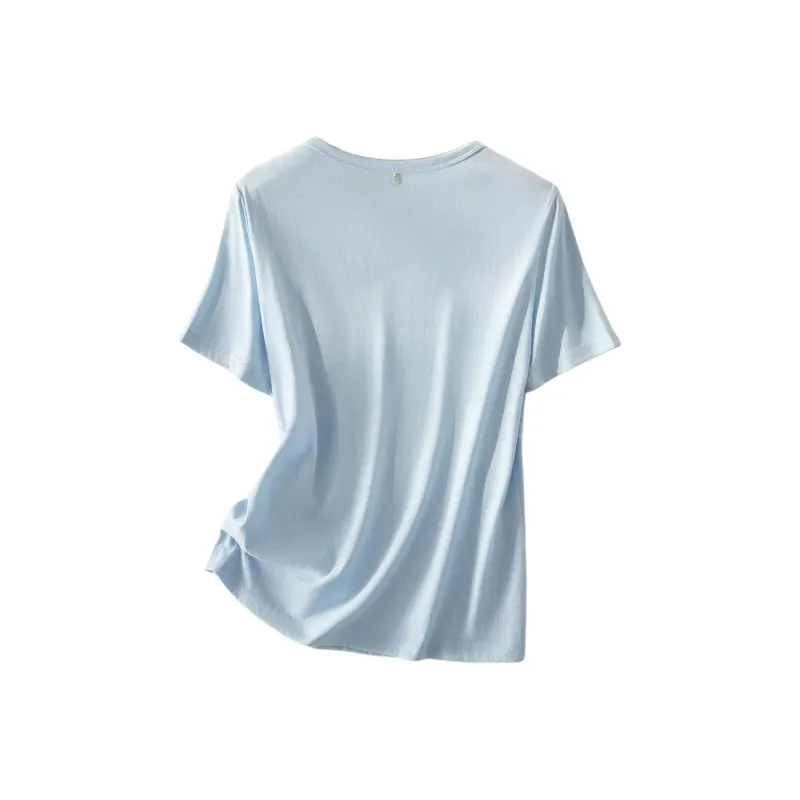 IHIMI T Shirts Women's Light Blue-1