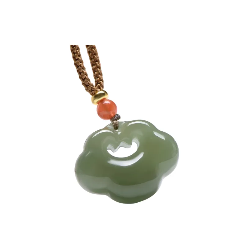 MARY WINDSOR Hetian Jade Pendants Pale Greenish White Jade Unisex-0