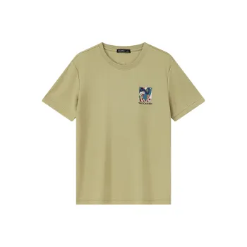 CAISEDI T Shirts Men Green