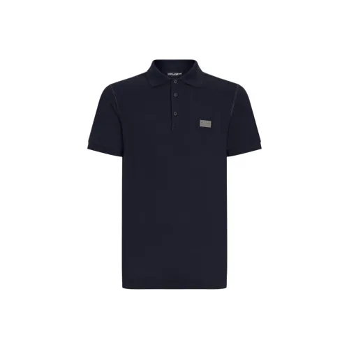 Dolce & Gabbana Polo Shirt Men's Marine Blue