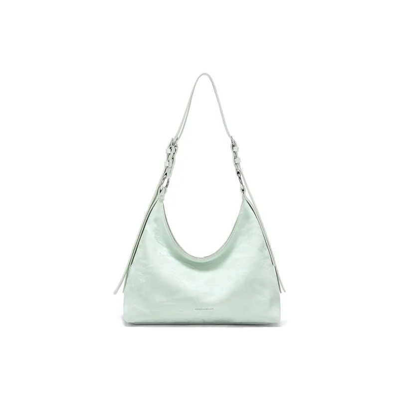 CNOLES Pearlescent Cow Leather Casual Workplace Date Commute Hobo Bag Shoulder Bag Women's Multicolor-5