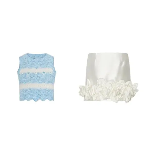 PLANE DRIFT Two Piece Skirt Sets Women's