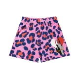 Pink Unlined Piece-Heart Claw Clip