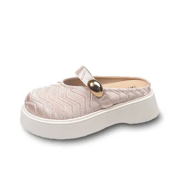 GESHE Rubber Sole Abrasion Resistant Closed Toe Slippers Women's