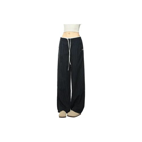 Aaisup Casual Pants Women's Dark Blue
