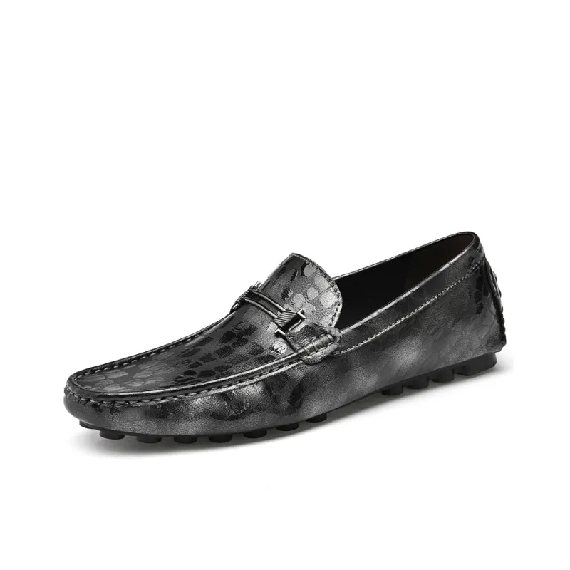 XIMO BULL Loafers Unisex Black/Gray-5