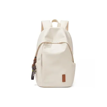 CinvaiKrose Fabric Backpack Large Size Unisex Ecru/Black