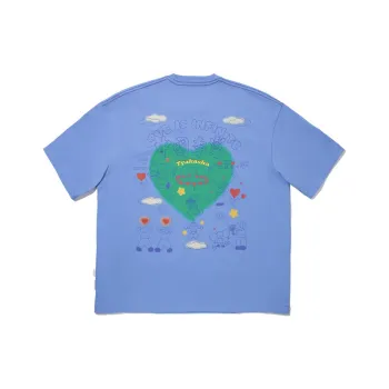 LiNing x TAKASHA,LIANMINGKUAN T Shirt Unisex Harmony Blue