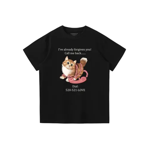 FAIRWHALE Drop Shoulder Sleeve T Shirt Women's
