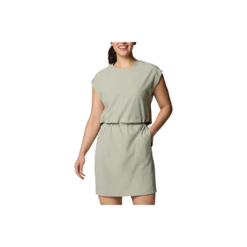 Columbia Short Sleeved Dress Women's Gray Green