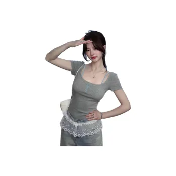 Flowers In Water T Shirt Women's