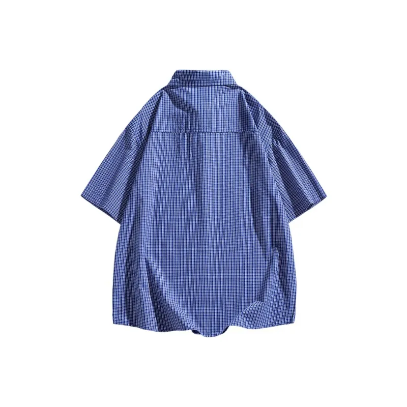 EMINU Shirts Unisex Colorful Blue-1