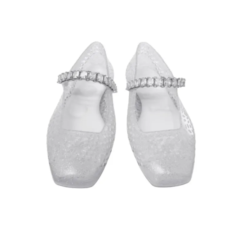 Jimmy Choo The Jelly Casual Single Shoes Women's Transparent-4