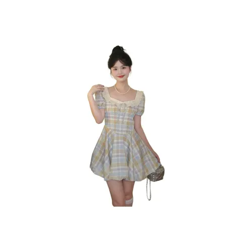 Mu Xiao Xin Short Sleeved Dress Women's
