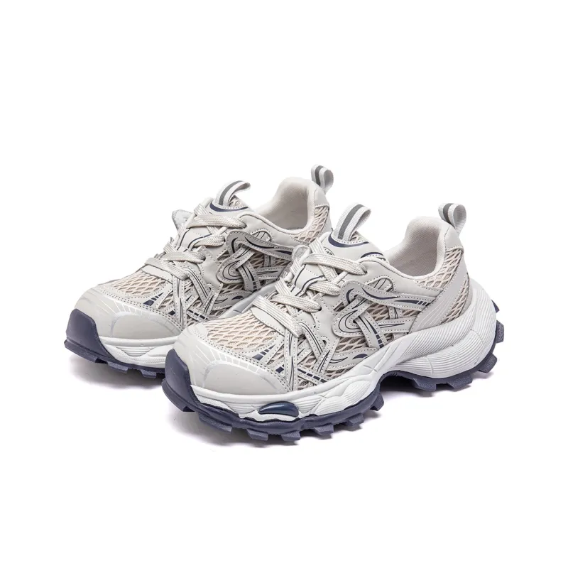 JEANSWEST Cushioning Height Increasing Abrasion Resistant Lightweight Mat Low Top Chunky Sneakers Women's-16