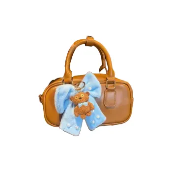 Universal Studios Polyurethane One Shoulder Handbag Women's Tim Bear Shoulder Bag