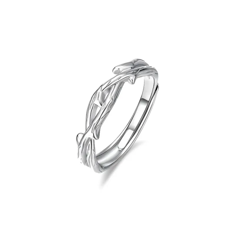 LUCA Sterling Silver Rings Unisex-6
