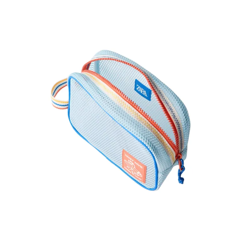 ZARA Polyester Toiletry Bag Kids' Blue-4