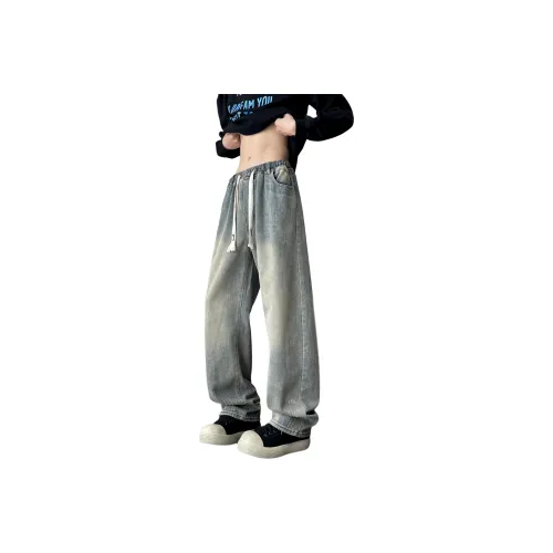 Michael Rock Jeans Unisex Yellow Mud