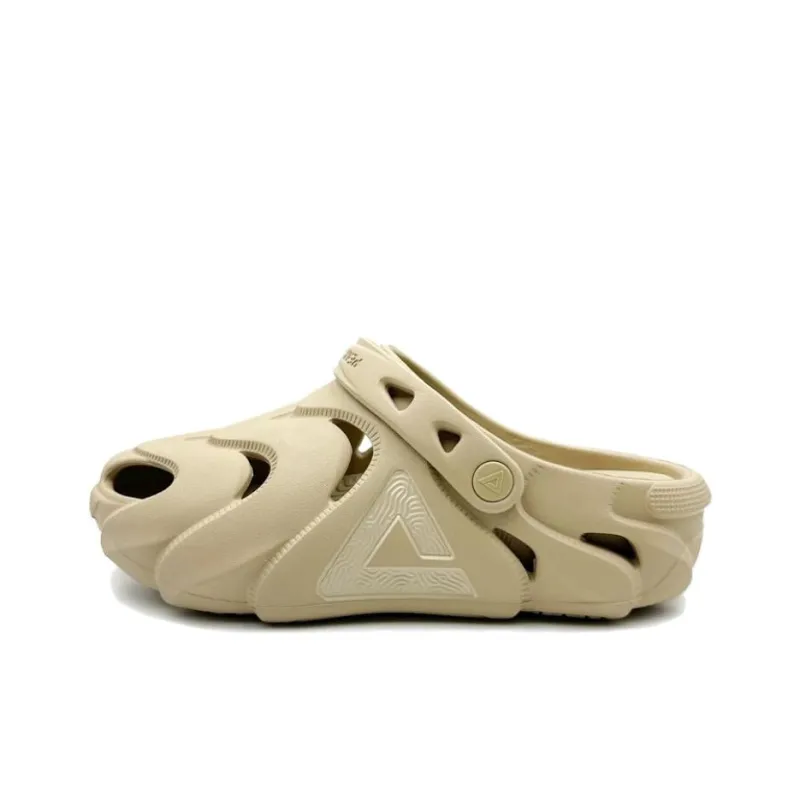 PEAK Pole Hole Shoes Clogs Unisex Khaki-0