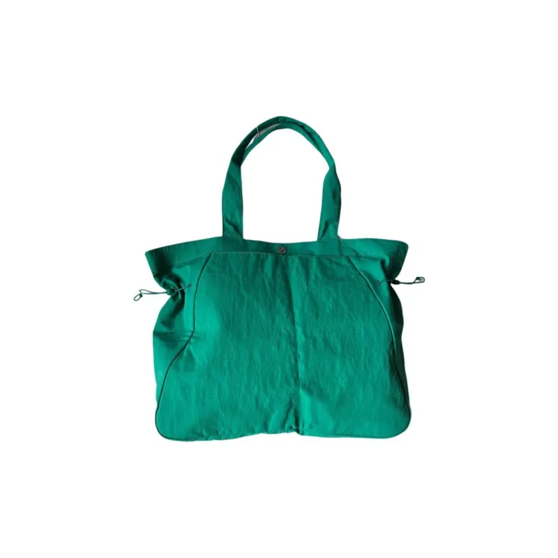 Lululemon Polyester Tote Bag, Shopping Bag, Shoulder Bag Women's Green-0