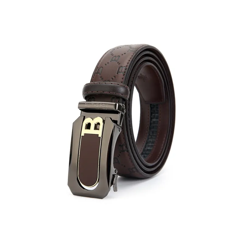 ALI THE FOX Cow Leather Belts Unisex 3.5CM-1