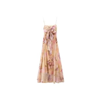 YGPRW Slip Dresses Women's Yellow