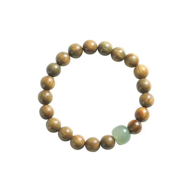 YUFENGXI Green Sandalwood Bracelets Unisex-0
