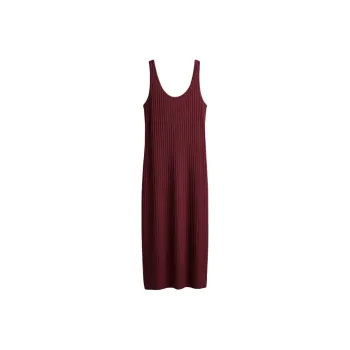 H&M Sleeveless Dresses Women's Burgundy