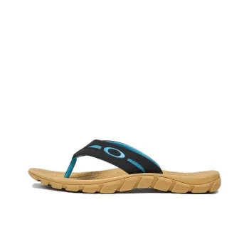 Oakley Abrasion Resistant Slip Resistant Flip Flops Unisex Black Blue