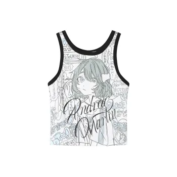 ANDREA MARTIN Tank Tops Women's Gray