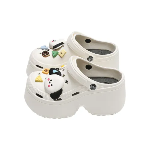 Foot Recreation Summer Height Increasing Clogs Women's Outerwear Stylish Sandals