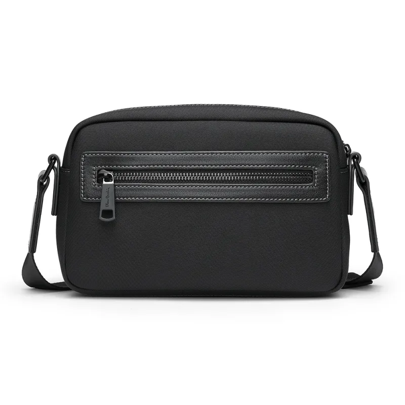 PIERRE CARDIN Fabric Crossbody Bag Men's Black-2