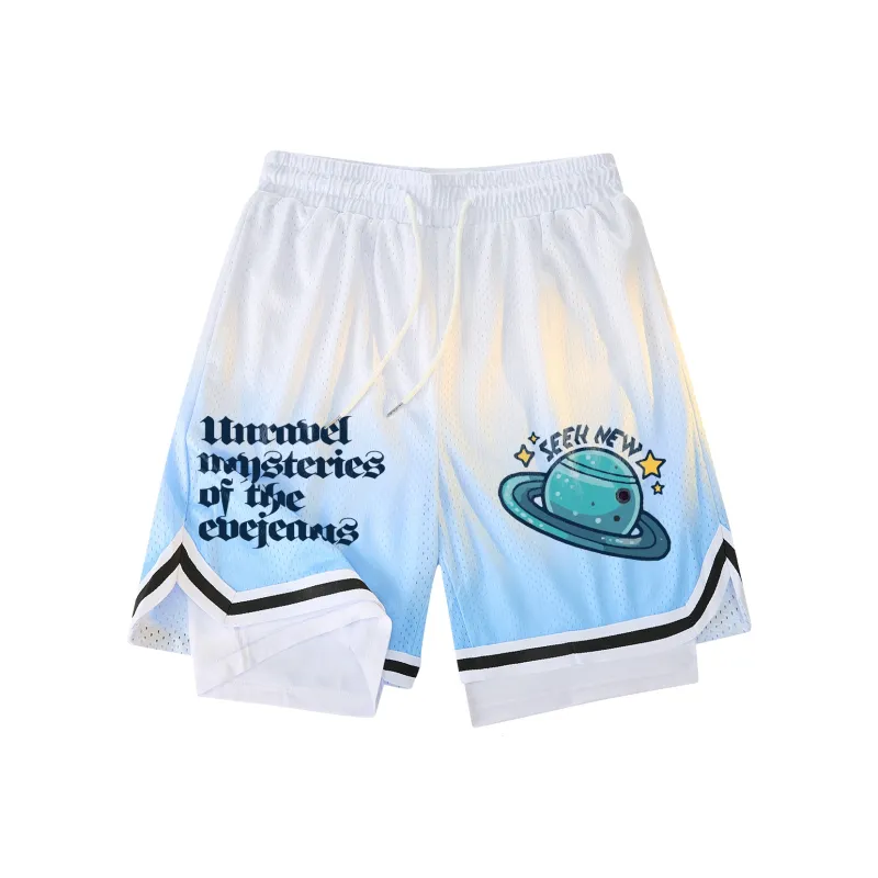 Yiwen Basketball Shorts Unisex-12