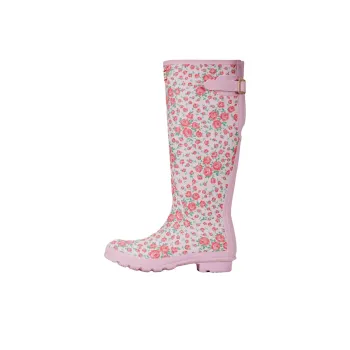 Hunter Original Back Adjustable Tall Rain Boots LoveShackFancy Sunrise Patchwork Print Women's