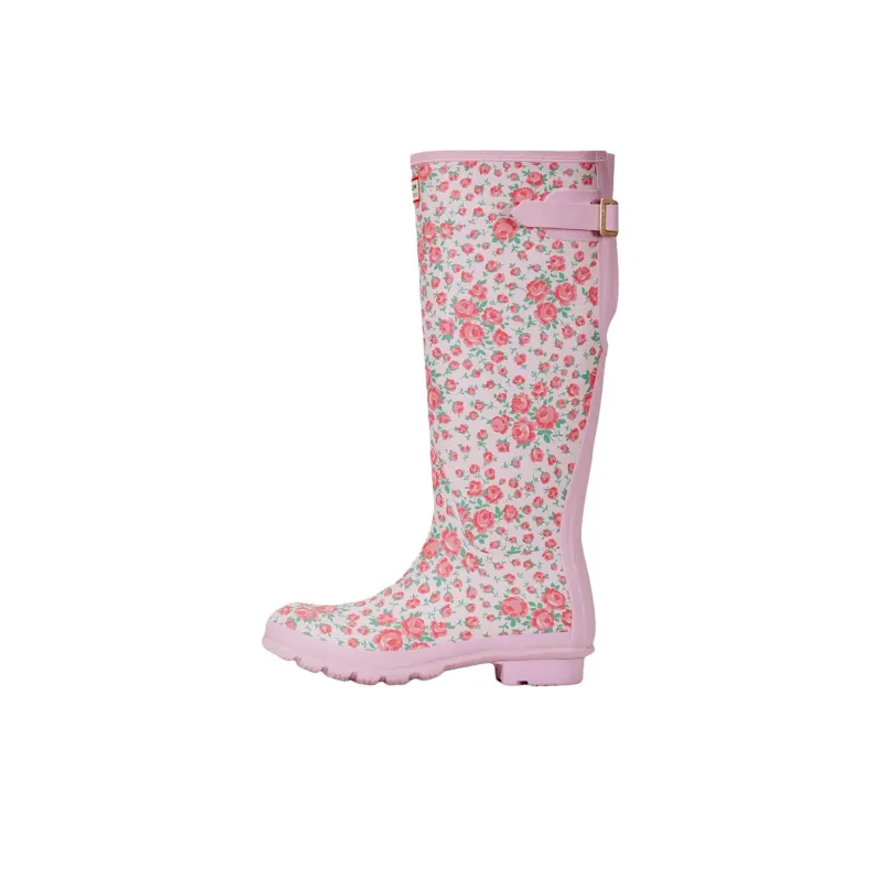 HUNTER Original Back Adjustable Tall Rain Boots LoveShackFancy Sunrise Patchwork Print Women's-0