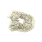 Seersucker Pattern Scrunchy 1 Pc (White)