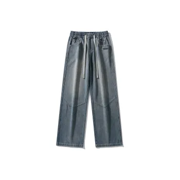 Chinpeno Jeans Unisex Stone Washed Blue