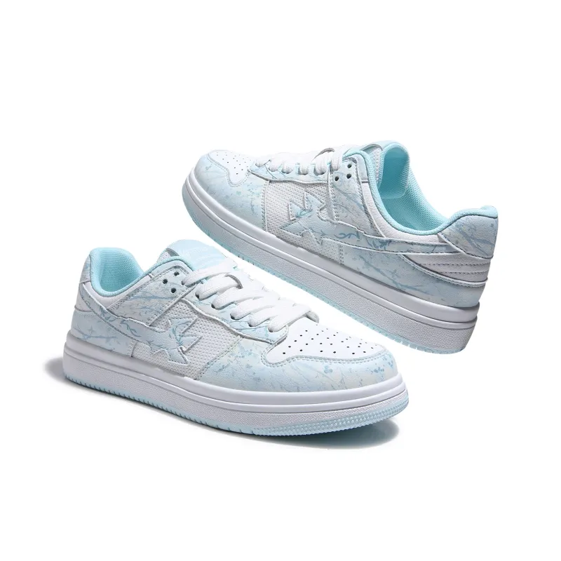 KFT Height Increasing Abrasion Resistant Breathable Slip Resistant Low Top Skateboard Shoes Unisex-25
