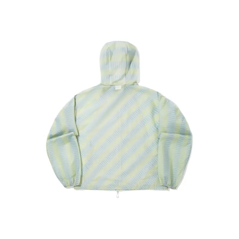 LiNing x TAKASHA,LIANMINGKUAN Jackets & Coats Women's Gray Blue Green All Over Print-1