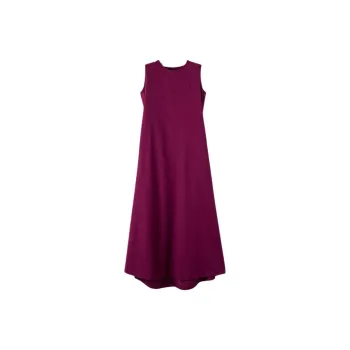 Late White Sleeveless Dress Women's