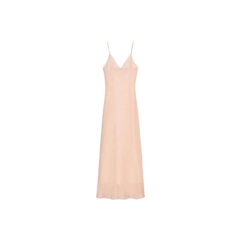 ZARA Slip Dresses Women's Light Pink-1