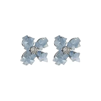 QIANFANGDAHUANGYE Zircon Stud Earrings Women's