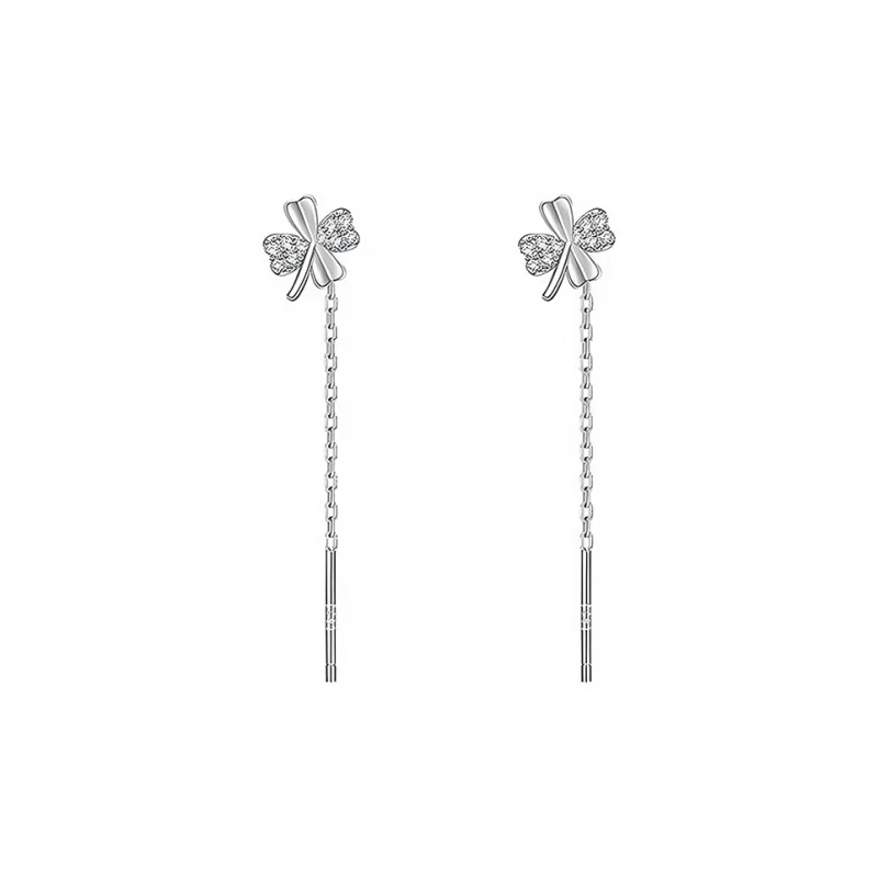 Zocai S925 Silver Drop Earrings Women's-0