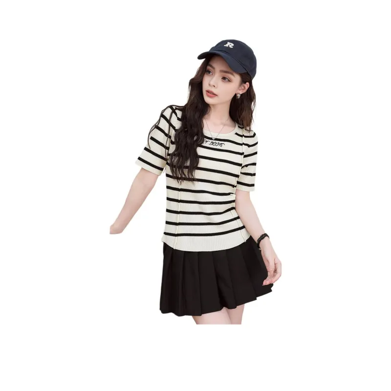 FAWENXIANGZI Regular T Shirt Women's-0