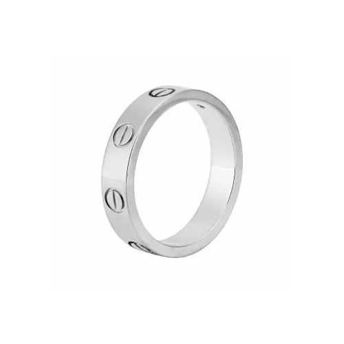 Cartier 2010s White Gold Love Diamond Ring