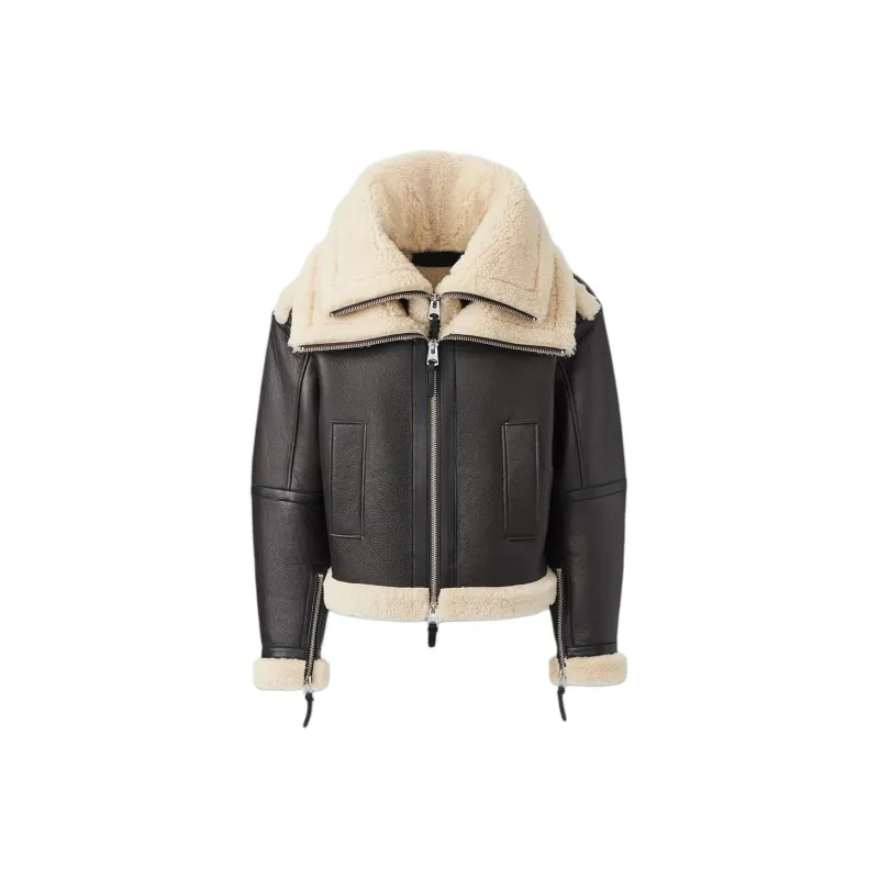 MACKAGE Leather Jackets Men Chocolate-0