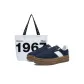 Midnight Blue/Classic White[Includes White Canvas Bag]