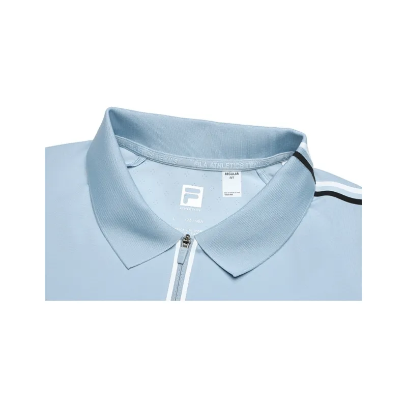 FILA Athletics Tennis Polo Shirt Men's Medieval Blue-4