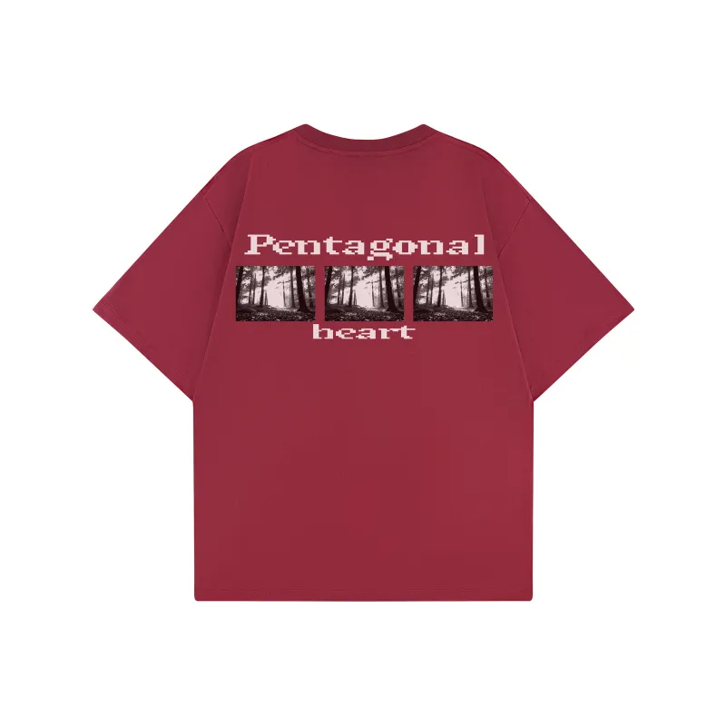 PENTAGONAL HEART T Shirt Unisex-20